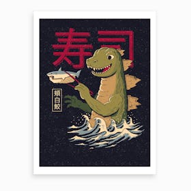 Monster Sushi Art Print