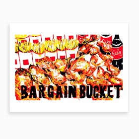 Bargain Bucket Art Print
