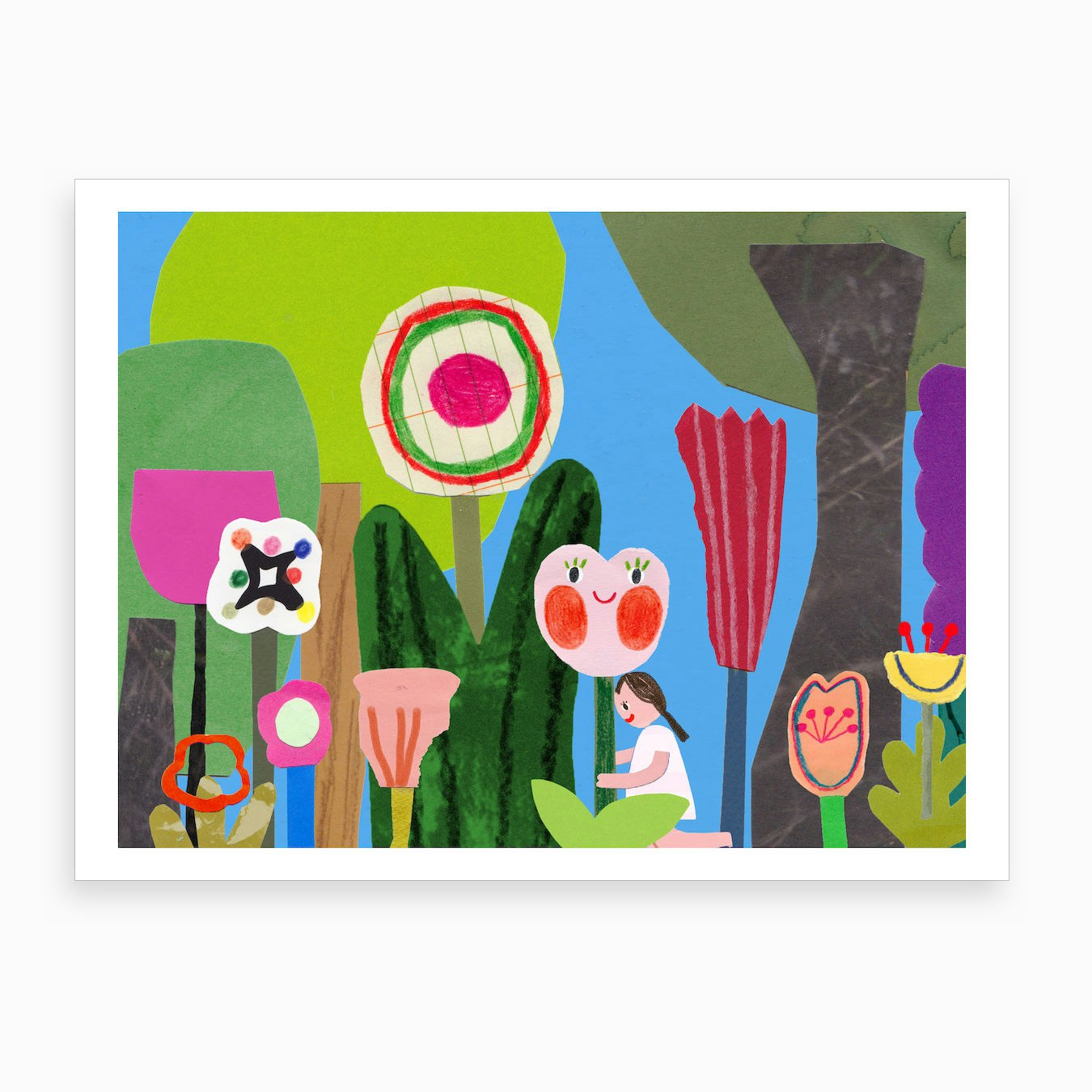 Magic Garden Art Print By Luyi Wang Fy