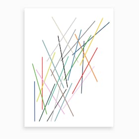 Pick Up Sticks Art Print