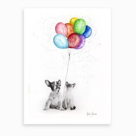 The Eight Balloons Art Print