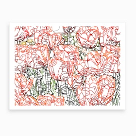 Tulip Garden Art Print