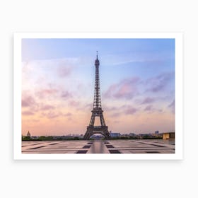 Eiffel Tower Sunrise Art Print