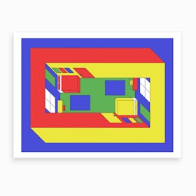 Penrose Bedroom Art Print