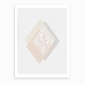 Minimalist Geometric III Art Print