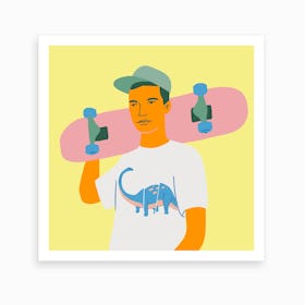 Skater Art Print