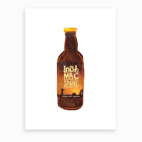 Inish Mac Saint Beer Art Print