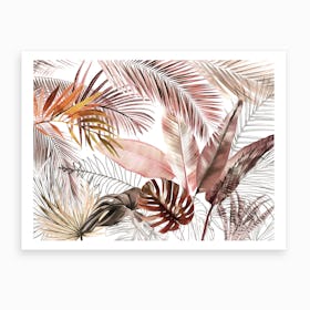Tropical Foliage 3 Art Print