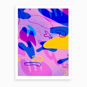 Shapes And Lines Art Print