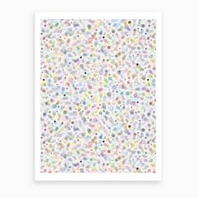 Cosmic Bubbles Multicolored Art Print