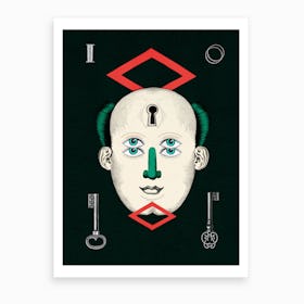 The Unlocker Tarot Card Art Print