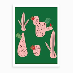 Id Mod Cactus Green Art Print