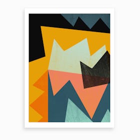 Graphic V Art Print