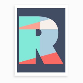 Letter R  Art Print