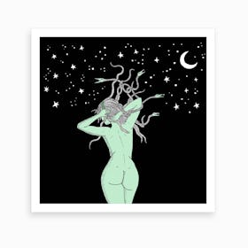 Medusa's Stars Art Print