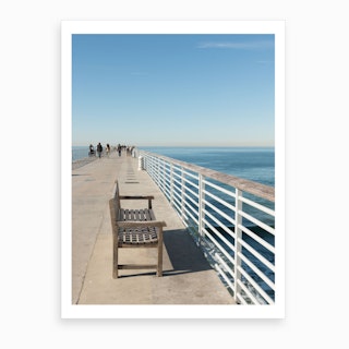 Hermosa Beach Seat Art Print