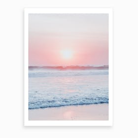 Sunset Wave Art Print