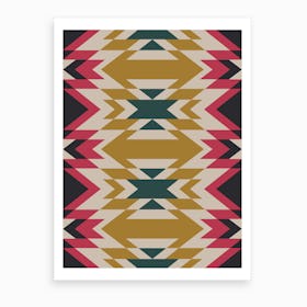 Navajos Pattern Art Print