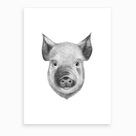 Pig Boy Art Print