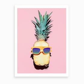 Sunny Pineapple Art Print