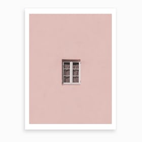Pink Window Print Art Print