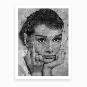 Audrey Hepburn Pop Art Office Art Print