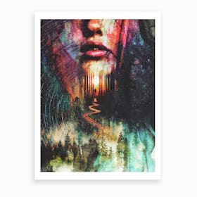 Forest Of Illusions Art Print