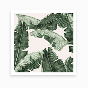 Under Palm Leaves2 Art Print
