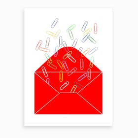 Paperclip Pop Art Print