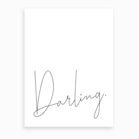 Darling Art Print