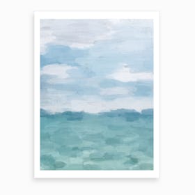 Ocean Clouds Art Print