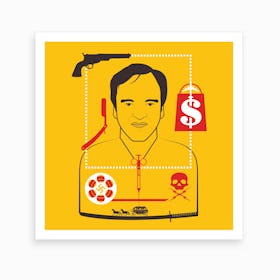 Tarantino Directors Cut Square Art Print