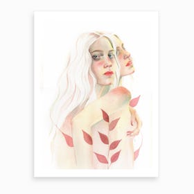 Lesbi Love Art Print