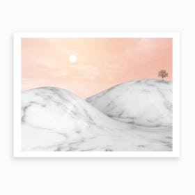 Marble Landscape VIII Art Print