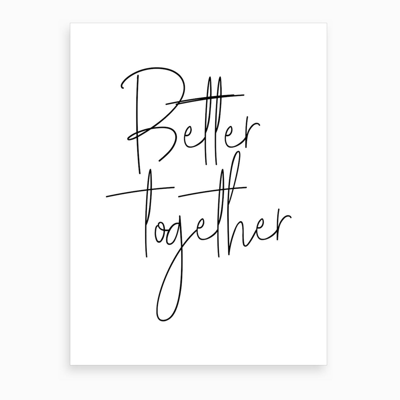 Better Together Art Print By Thirteen Prints Fy Better Together Art Print By Thirteen Prints Fy
