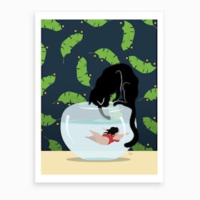 Just Keep Swimming Art Print
