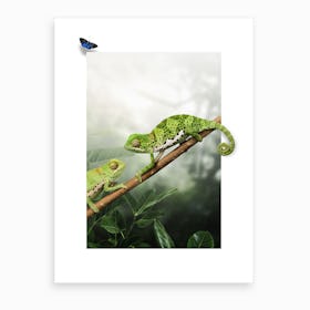 Chameleons Art Print