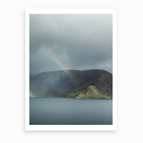 Fjord Rainbow Art Print