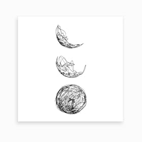 Lunar Art Print