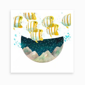 Tropical Fishes Art Print