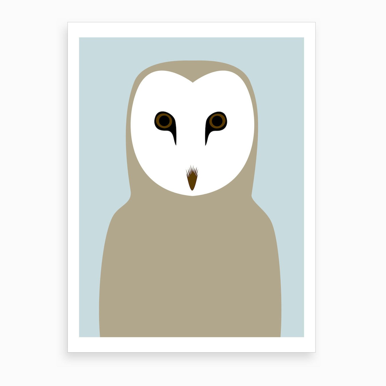 Barn Owl Art Print By Julian Montague Fy