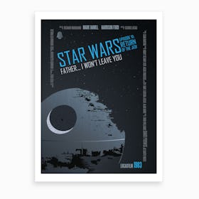 Star Wars Ep4 Return Of The Jedi Art Print