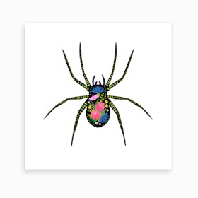 Floral Spider Art Print