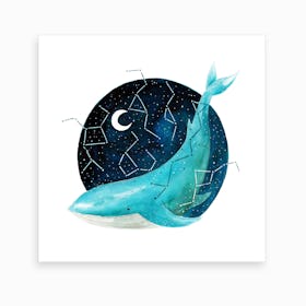 Cosmic Whale 3 Art Print