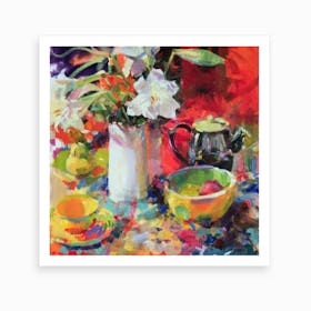 Lilies In Summer Art Print