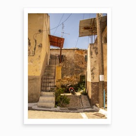 Greek Village  Art Print