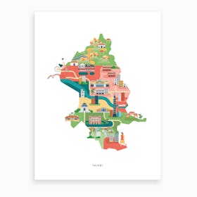 Taipei Art Print