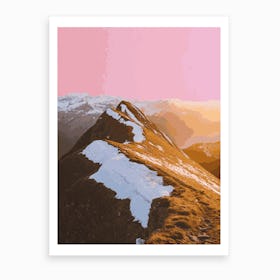 Gum Mountain Art Print