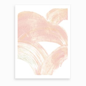 Pink Swipe Art Print