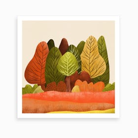 Autumn Landscapes 1 Art Print